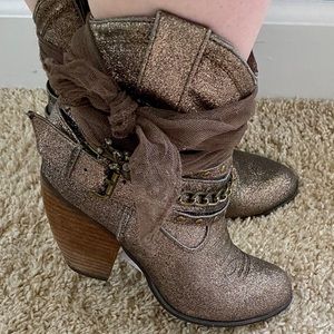 Not Rated Glitter Cowgirl Boots